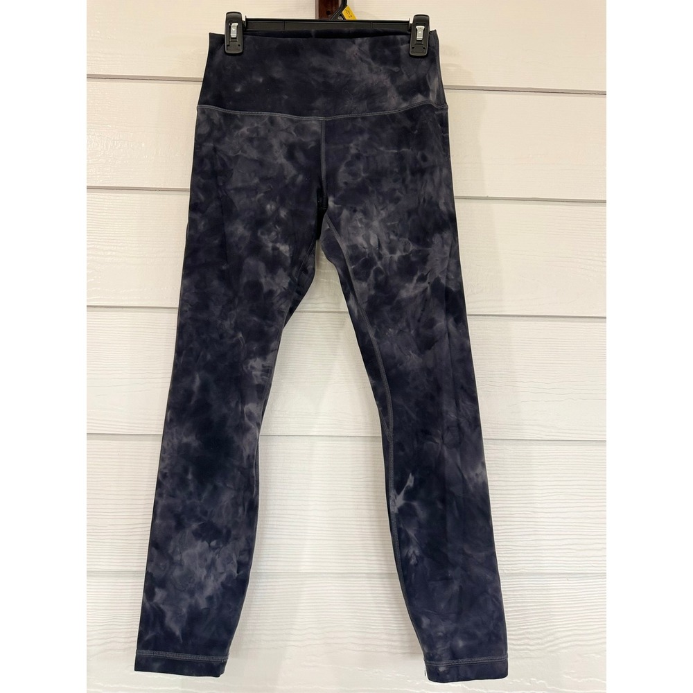 A- 89- Lululemon Align High-Rise Pant 25 Diamond Dye Graphite Grey